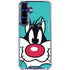 Looney Tunes Sylvester Zoomed In Galaxy S25 Clear Case